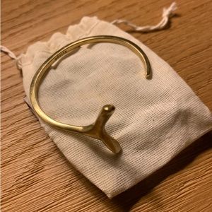 Odette NY brass wing cuff bracelet